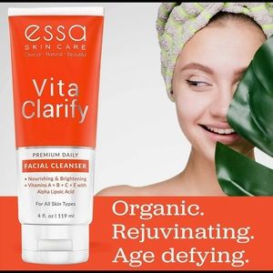 New Anti-aging Exfoliating Organic Facial Cleanser
